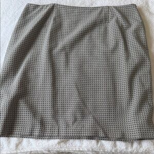 Alfani Black and White Midi Skirt